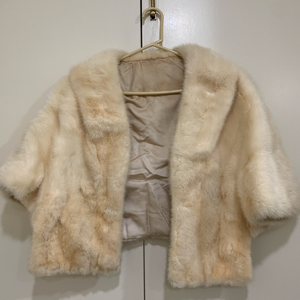 Real fur jacket